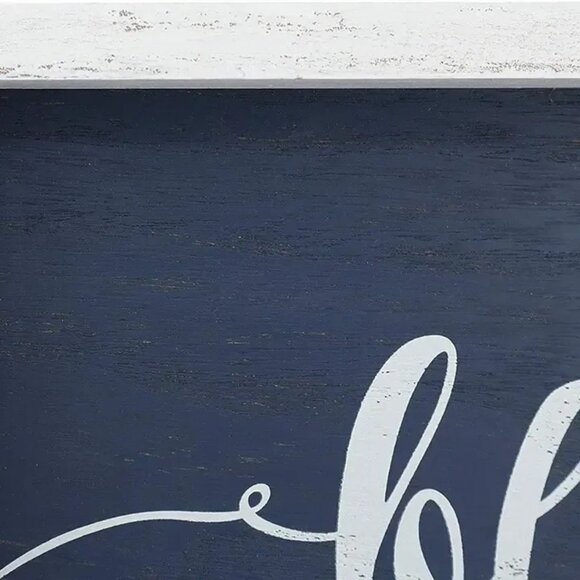 FINAL ONE!!!! Blessed Script Rustic Wood Sign - Picture 4 of 4